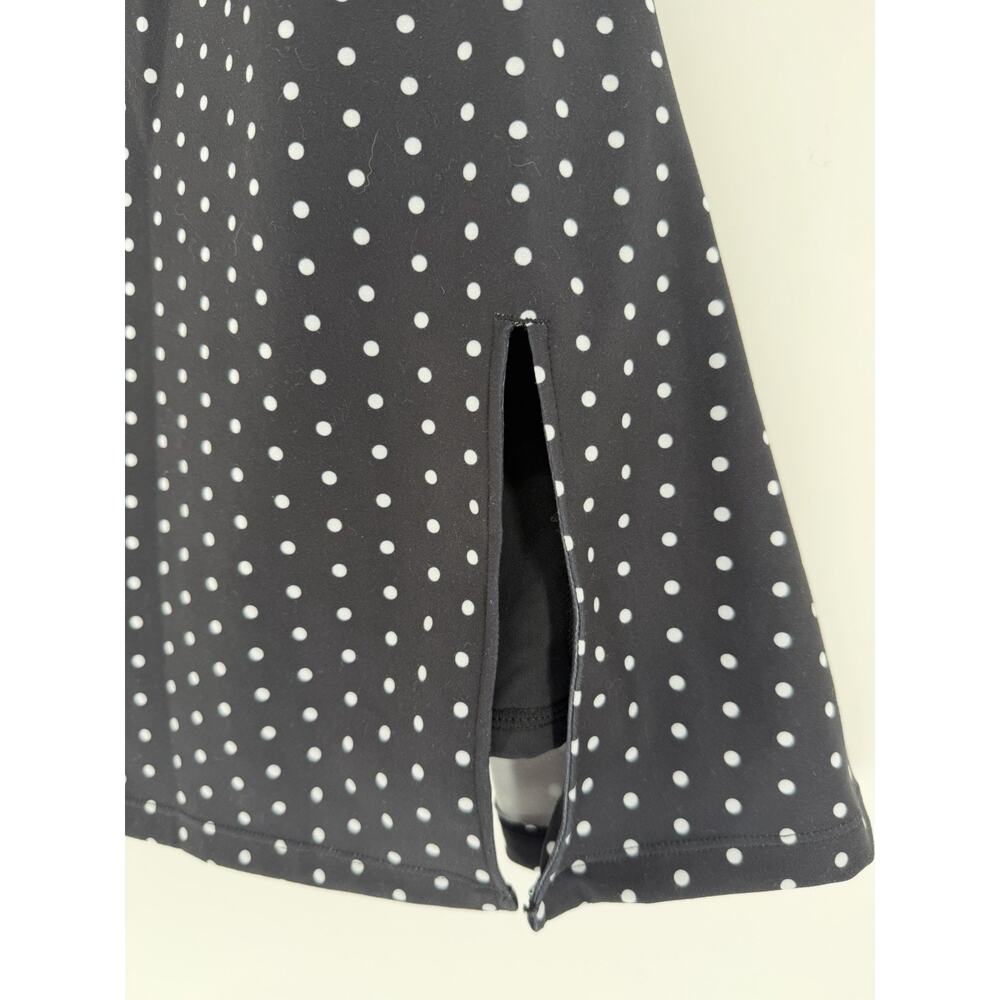NEW Glyder Sculpt Dress Black/White Polka Dot Lined Activewear Tennis Medium - Picture 4 of 9